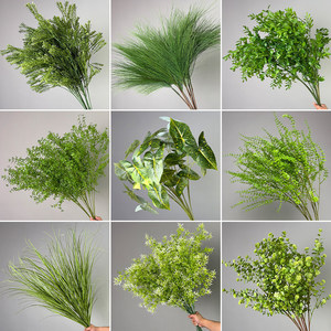 Plantas Artificiales de Helecho Verde, Artículos de Decoración para el Hogar, Bodas y Exteriores, Hierba Persa, Arbustos Artificiales, <span class=keywords><strong>Hojas</strong></span> de Helecho de Eucalipto - Product Image 2