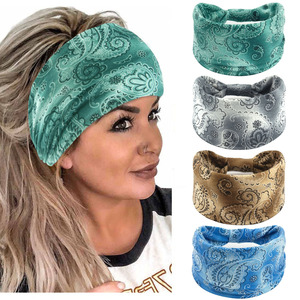 Amazon's Hottest Perlis impreso elástico ancho diadema deportes y yoga Diadema con diseño inspirado en anacardo - Product Image 2