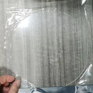 Tamanho do cliente 2 ''3'' 4 ''6'' 8 '', silica vidro de quartzo transparente semicondutor