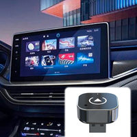 Dongle USB intelligent 2-en-1 Adaptateur de voiture filaire d'usine pour iPhone Android Plug Play sans fil CarPlay Android Consumer Electronics