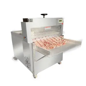 frozen sliced meat cutter lamb beef mutton roll cutting machine