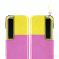 Briquet USB en métal fin personnalisé avec flamme longue, design moderne, écologique, idéal pour le camping, les barbecues et les cadeaux promotionnels