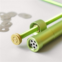 Extrudeuse d'argile métallique rotative à 20 disques Extrudeuses de boue encombrées Pistolet de compression de boue polymère pour outils d'argile fondante