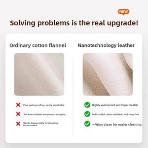 Lit pour <span class=keywords><strong>chien</strong></span> amovible imperméable et écologique pour chiens de petite et grande taille, extra large, orthopédique, résistant aux taches d'urine et aux griffures - Product Image 4