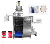 Machine d'emballage automatique pour sachets préformés Doypack, avec peseuse multi-têtes pour granulés, pour noix et dattes