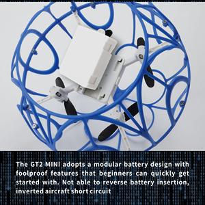 Dron de Fútbol Aéreo Interactivo Azul GT2 MINI para Principiantes en Educación Científica y Competiciones de Control Remoto - Product Image 6