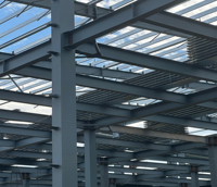 Plateforme de conteneur optimisée en treillis galvanisé, logistique simplifiée pour les projets du marché international du bâtiment