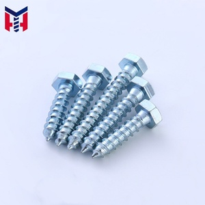 Heavy Duty DIN 571 Hex Lag Bolt Full <strong>Thread</strong> <strong>Wood</strong> Screw For <strong>Wood</strong> Structure Fence Deck Timber Construction - Product Image 1