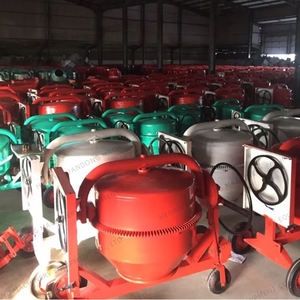 Elektrische Diesel Mini Betonmischer 700l 500l 350l Zement Kitt Schlamm mischer Beton trommel Mobile Zement maschine - Product Image 5