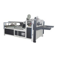 Emballage ondulé 2800 formant la machine semi-automatique de collage de boîte de carton d'équipement