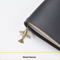 Ensemble de papeterie de luxe en cuir pour bureau et école, accessoires de mode - Coffret cadeau, agenda, journal, accessoires