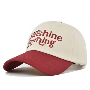 Casquette de baseball unisexe sportive promotionnelle à 6 panneaux, broderie 3D personnalisée, 100 % coton, bicolore - Product Image 5