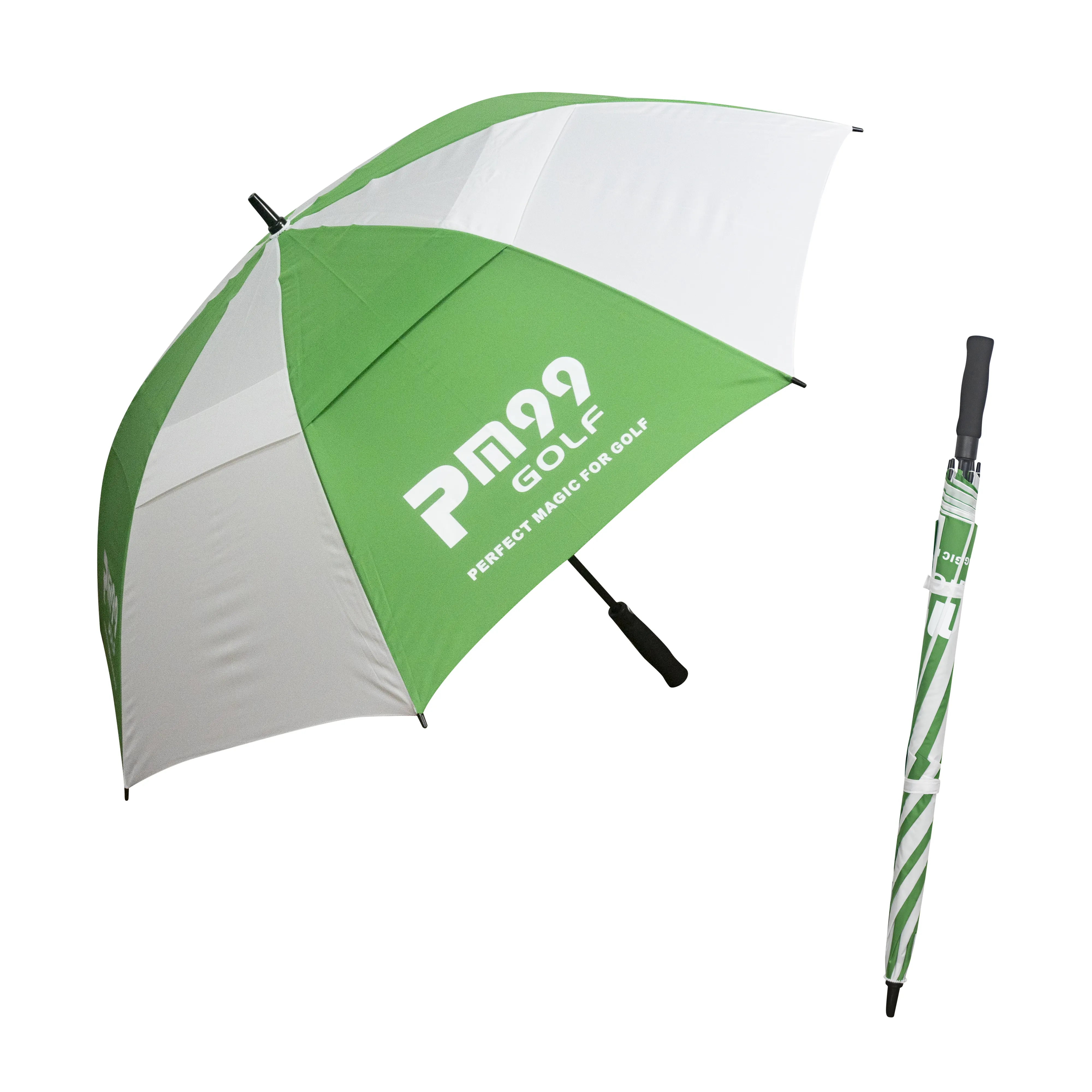 Aluminium Wijnfles Paraplu Golf Paraplu Metalen Schacht Warmteoverdracht Moderne Paraplu 'S Buiten Met Aangepast Logo Voor Volwassenen