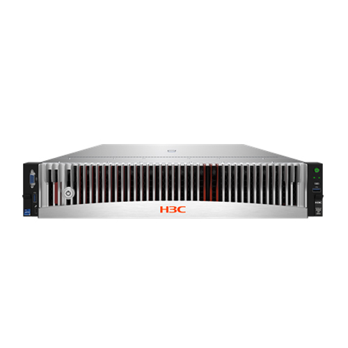 High Performance H3C UniServer R4900 G6 Ultra Server 32 DDR5 2 Xeon Processors 4 Dual-Slot GPUs Many I/O Ports Rack Type
