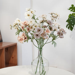 Künstliche Langstielige Kamelie, Geeignet für Heimdekoration, Hochzeit, Festlichkeiten, Bürodekoration und Blumenstrauß-Kombinationen - Product Image 4