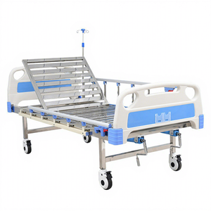 Cama de Hospital Manual KS de Acero Inoxidable con Altura Ajustable y Barandillas para Uso Doméstico y Cuidado de Ancianos - Product Image 3