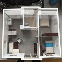 Meilleur prix de gros Haute qualité minuscule détachable préfabriqué plat Pack assembler jardin maisons conteneur maison