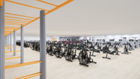 Pack d'équipement de fitness Cross Fit : Tapis roulant incurvé pour entraînement cardio complet et sport aérobie, équipement de salle de sport commercial pour les athlètes des jeux Hyrox
