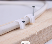 Clip de fixation réglable en nylon pour câble, en plastique PE, support de fixation pour fil, clips circulaires pour fils