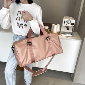 Moda Logo personalizzato impermeabile <span class=keywords><strong>donna</strong></span> uomo <span class=keywords><strong>borsa</strong></span> <span class=keywords><strong>sportiva</strong></span> da viaggio borse da viaggio per palestra a spalla di grande capacità con scomparto per scarpe - Product Image 6