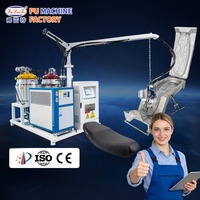 Machine à mousse polyuréthane auto-durcissante basse pression pour coussins de siège de moto, petite, certifiée CE, à économie d'énergie, contrôlée par PLC