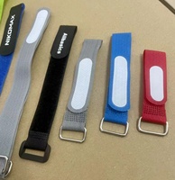Colliers de serrage à scratch en Nylon, le lot de 10, attaches de câble velcro de 30, 40, 50, 60, 80, 100cm de long, 20, 25 mm de large, organisateur de câbles de TV et PC