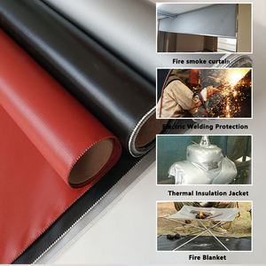 <span class=keywords><strong>Tissu</strong></span> en fibre de verre ignifuge à haute température, isolant <span class=keywords><strong>thermique</strong></span>, enduit de silicone, pour veste d'isolation <span class=keywords><strong>thermique</strong></span> - Product Image 3