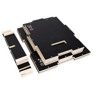 Boîte de saut en bois détachable professionnelle de 5 tailles pour équipement de fitness, idéale pour le <span class=keywords><strong>CrossFit</strong></span>, la salle de sport et l'entraînement de force à domicile - Product Image 2