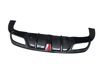 Kit de carrosserie Diffuseur arrière en fibre de carbone style CMST pour Mercedes Benz W117 CLA45 Diffuseur arrière à lèvre