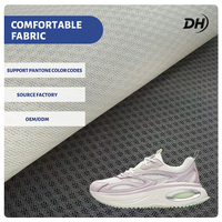 Tissu en maille 100% polyester résistant à l'usure pour la fabrication des empeignes de chaussures décontractées