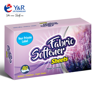 Fogli Ammorbidenti per Bucato al Profumo di Lavanda per Asciugatrice, Antistatici, Super Ammorbidenti, Marca OEM - Product Image 1
