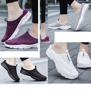 Phụ Nữ Của PU Phòng Tập Thể Dục Giày Hot Bán Mùa Thu Thể Thao Trượt-Trên Giày Giày Backless Sneakers Cho Mùa Hè Mùa Xuân Và Mùa Đông - Product Image 3