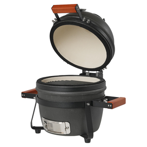 SEB <span class=keywords><strong>KAMADO</strong></span>/Meilleur <span class=keywords><strong>prix</strong></span>, barbecue <span class=keywords><strong>Kamado</strong></span> noir de 13 pouces avec motif de glaçure lisse à bulles, ensemble pour les passionnés de plein air - Product Image 4