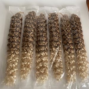 Extensiones de Cabello Sintético Gogo Curl, Fibra de Alta Temperatura, Fibra Premium para Trenzas de Ganchillo, para Mujeres Negras, Cabello Rizado con Ondas de Playa - Product Image 3