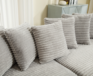 Modern Giant Memory Foam Vacuum-Compressed <b>Sofa</b> <b>Bed</b> Couch Convertible Washable Set for Living Room Bedroom Hotels Fabric - Product Image 6