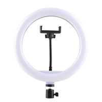 Vente en gros de lampes annulaires LED pour vidéo de 10'', 12'', 13'', 14'', 18'', 22'' avec support de téléphone et télécommande pour le maquillage, YouTube, studio photo