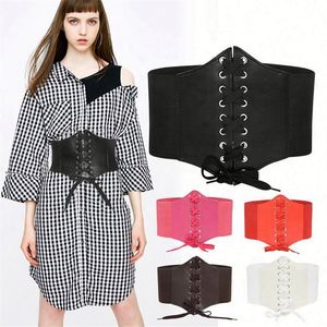 Usa Mairun 823 Corset Wide <b>Belts</b> PU Leather Slimming Body <b>Belts</b> for Women Elastic Waist Casual 12cm*65cm Four Seasons Use - Product Image 1