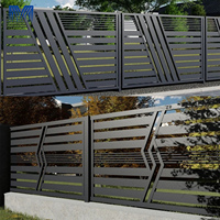 Vente en gros d'escaliers d'extérieur en métal design pour balcon Design doré garde-corps en aluminium moderne et tendance