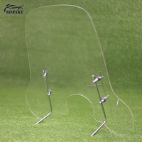 Pare-brise de moto de déflecteur de support de chrome de vente chaude pour Vespa PX 150