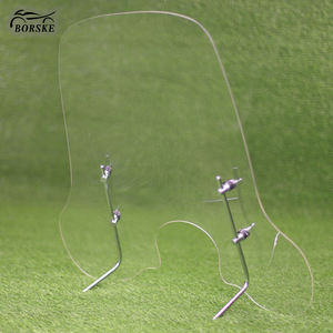 Pare-brise de moto de déflecteur de support de chrome de vente chaude pour <span class=keywords><strong>Vespa</strong></span> <span class=keywords><strong>PX</strong></span> 150 - Product Image 2