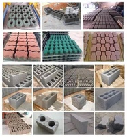 Machine de fabrication de blocs de béton entièrement automatique 5-15, machine à briques de béton pour usine