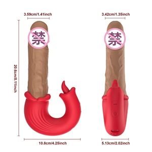 Cross-Border Adult Bed Sexspielzeug für Paare Weibliche einziehbare Zunge lecken <span class=keywords><strong>Vibrator</strong></span> Orgasmic Masturbation Device Direct - Product Image 5