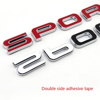 ABS matériel 3D Chrome noms de marque accessoires de voiture personnalisés Logo signes emblème autocollant