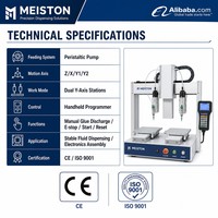 Machine de remplissage automatique de liquides, type pompe péristaltique, robot de distribution de colle à double axe Y, étalonneur de précision 4 axes Maistone