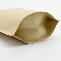 Emballage de boisson liquide écologique et durable personnalisé, sac à bec verseur, pochette à bec verseur, boisson imprimée, papier kraft PE biodégradable brun