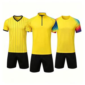 Vente en gros de maillots d'arbitre unisexes, ensemble de maillots d'arbitre de football, uniformes d'arbitre de football de haute qualité à vendre - Product Image 4
