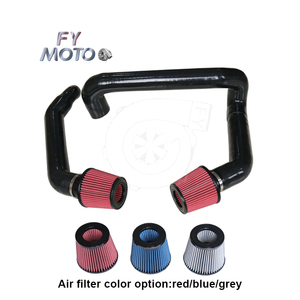 Prise d'air avant noire pour BMW G80 M3 G82 M4 S58 3.0TT 2020+, en silicone avec renfort de fil métallique à l'intérieur - Product Image 3