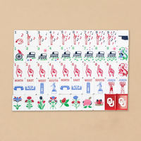 Set Mahjong Akrilik Bertema Cakar Harimau Clemson, Tersedia Pra-Penjualan & Pra-Pemesanan Pabrik