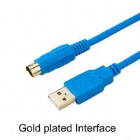 Cable de Programación PLC USB-ACAB230, Adaptador USB a RS232 para Cable de la Serie USB-DVP ES EX EH EC SE SV SS