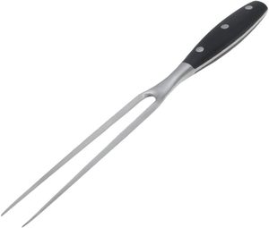 Juego de Cuchillo y Tenedor para Trinchar, 2 Piezas, Acero Inoxidable, Juego para Trinchar Carne para Barbacoa, con Caja de Regalo Premium, Mango Ergonómico Negro, OEM/ODM - Product Image 2